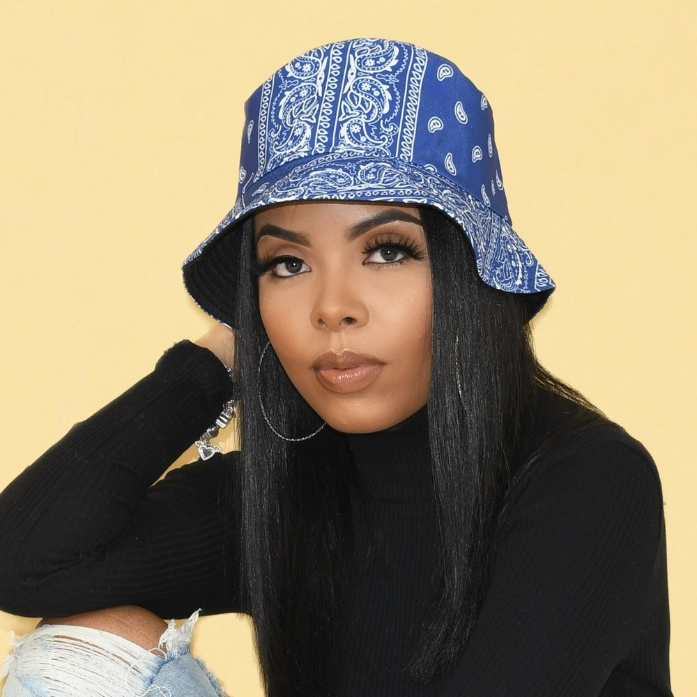 **SOLD OUT** Blue Paisley Bucket Hat